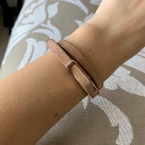 Fossil Double Wrap Leather Bracelet - Picture 3 of 4